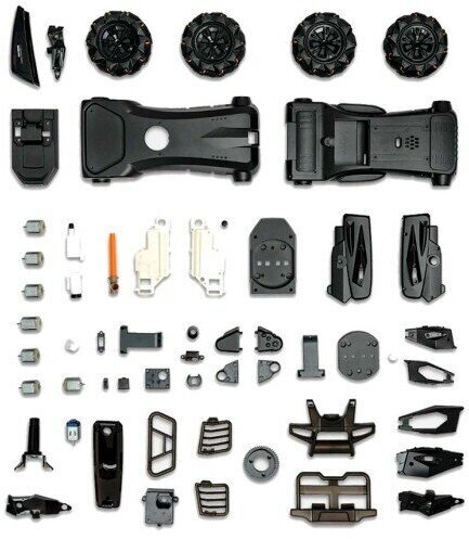 Конструктор радиоуправляемая машина Bravokids Remote Control Interactive Mech X1 Black