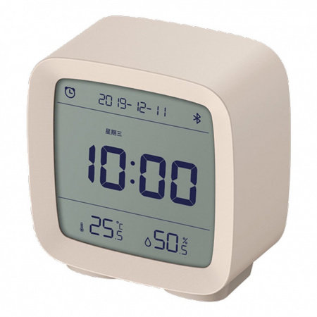 Умный будильник с термометром Qingping Bluetooth Alarm Clock Beige CGD1