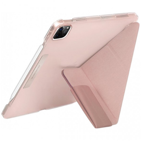 Чехол-книжка Uniq CAMDEN Anti-microbial для iPad Pro 11 (2021), цвет Розовый (NPDP11(2021)-CAMPNK)