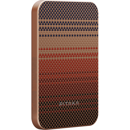 Беспроводное зарядное устройство Pitaka Power Bank Qi2 5000 мАч, Sunset