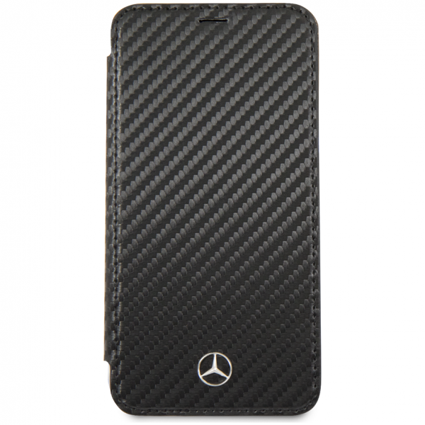 Чехол-книжка CG Mobile Mercedes Dynamic Booktype PU Carbon для iPhone X/XS, цвет Черный (MEFLBKPXCFBK)