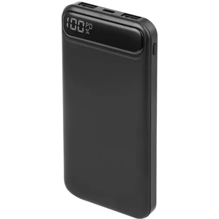 Внешний аккумулятор Deppa NRG Turbo V2 10000 mAh 22.5W, Черный (33637)