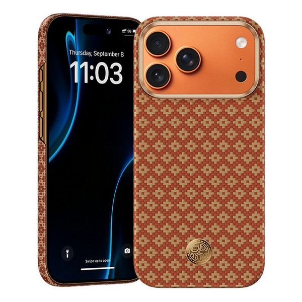 Чехол Benks ArmorGrid ArmorAir Case built with Kevlar для iPhone 17 Pro Max Fortune Orange