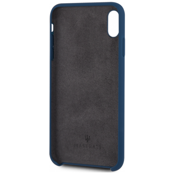 Чехол CG Mobile Maserati Silicone case Hard для iPhone XS Max, цвет Синий (MAGSIHCI65NA)