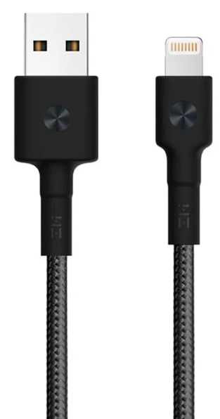 Кабель Xiaomi ZMI MFi [USB - Lightning] 150 см (AL853), Черный