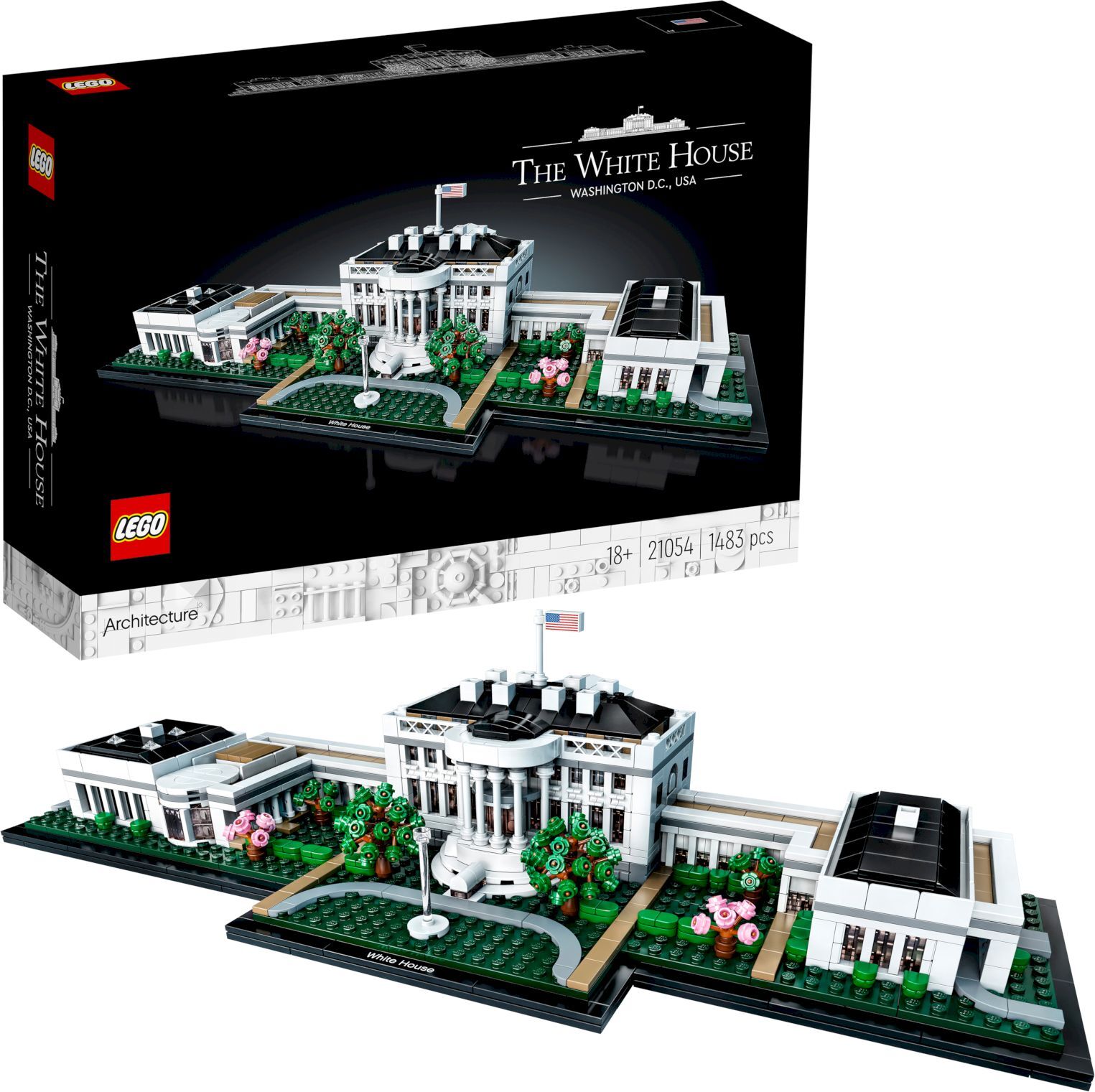 Конструктор LEGO Architecture - Белый дом (21054) купить в Самаре — цена 10  900 ₽ в интернет-магазине My Store