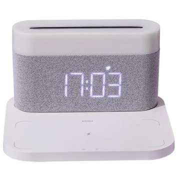 Ночник с беспроводной зарядкой и будильником Xiaomi VFZ Led Lamp Wireless Charger White (C-WCLL-C01)