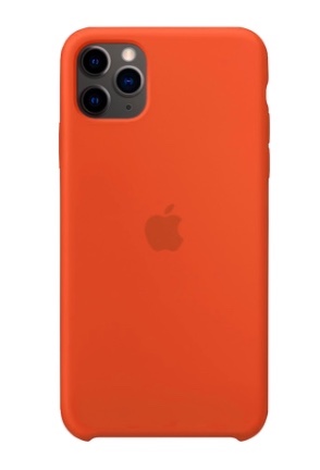 Чехол Silicone Case для iPhone 11 Pro Max Orange, цвет Оранжевый