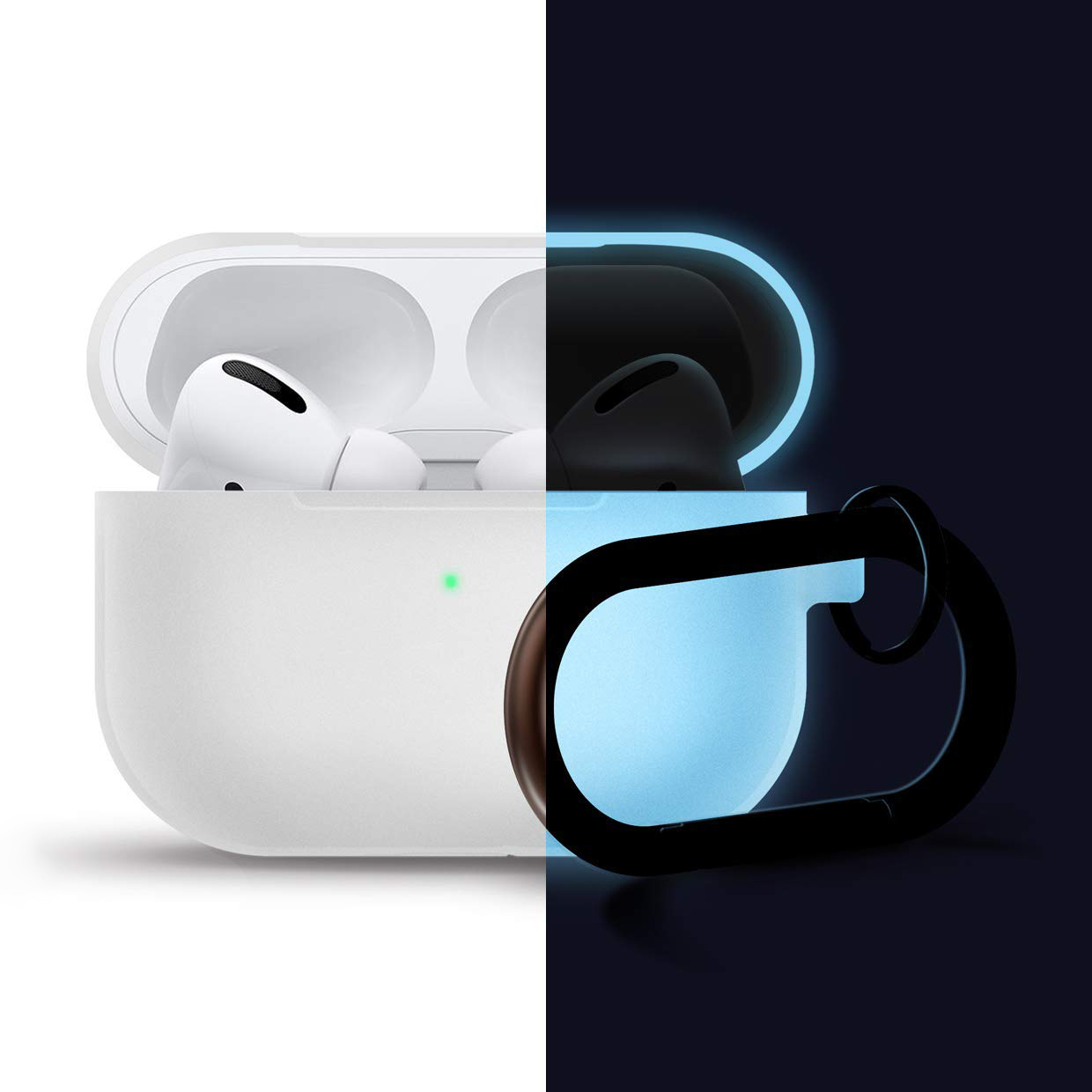 Airpods pro case. Чехол для AIRPODS Pro Elago. Футляр Apple AIRPODS Elago hang Case Nightglow Blue. AIRPODS Pro кейс. AIRPODS Pro Silicone Case Nightglow.