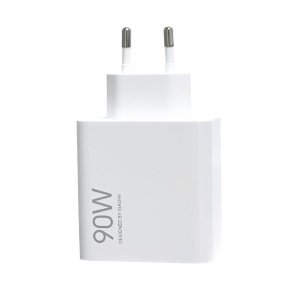 Зарядное устройство Xiaomi 90W HyperCharge Power Adapter (3-Порта) белый