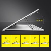 Подставка для ноутбука Baseus Let''s go Mesh Portable Laptop Stand Серый+желтый