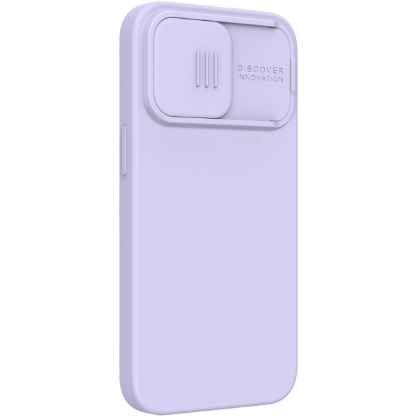 Чехол Nillkin CamShield Silky Magnetic Silicone для iPhone 13 Pro, цвет Фиолетовый (6902048223554)