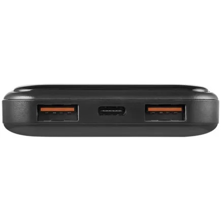 Внешний аккумулятор Deppa NRG Turbo V2 10000 mAh 22.5W, Черный (33637)
