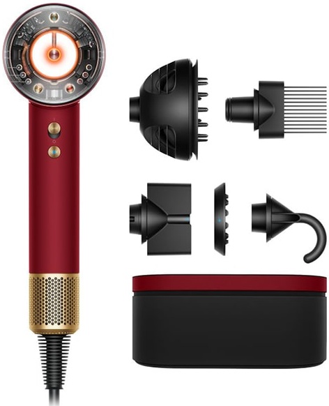 Фен Dyson Supersonic Nural HD16 Red Velvet/Gold, RU вилка