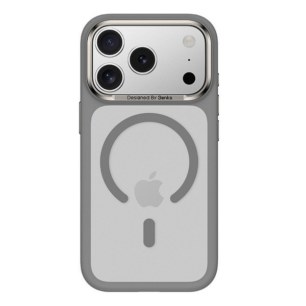 Чехол силиконовый Benks Mist Protective Case (MagSafe) для iPhone 17 Pro Max , серый