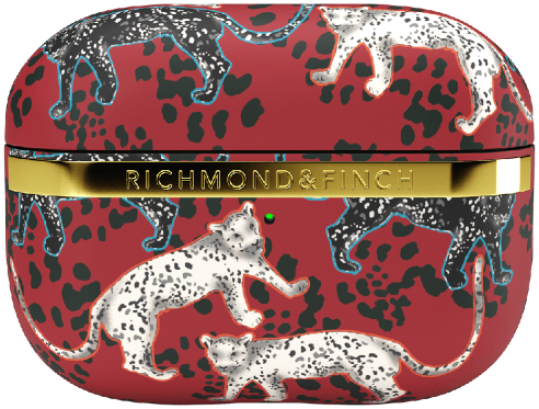 Чехол Richmond & Finch FW20 для AirPods Pro, цвет "Красный леопард" (Samba Red Leopard) (R43044)