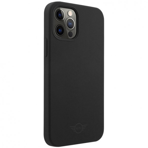 Чехол CG Mobile MINI Liquid Silicone Laser logo Hard для iPhone 12 Pro Max, цвет Черный (MIHCP12LSLTBK)
