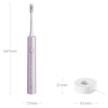 Электрическая зубная щетка Xiaomi Mijia Electric Toothbrush T302, Серебристый (MES608)