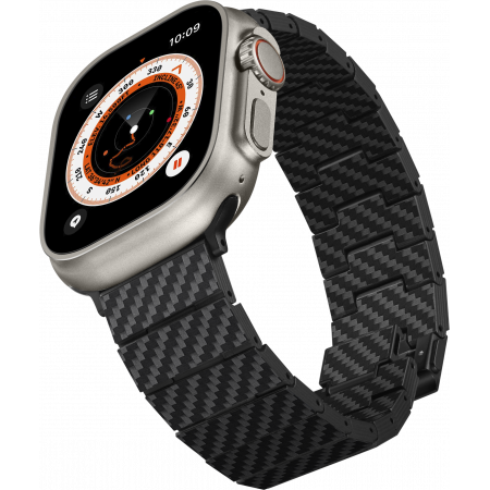 Браслет карбоновый PITAKA Carbon Fiber Modern для Apple Watch 38/40/41/42/44/45/49mm (AWB2307)