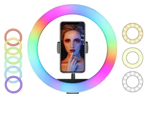 Кольцевая лампа LED RGB Soft Ring Light MJ33 33cm (без штатива)