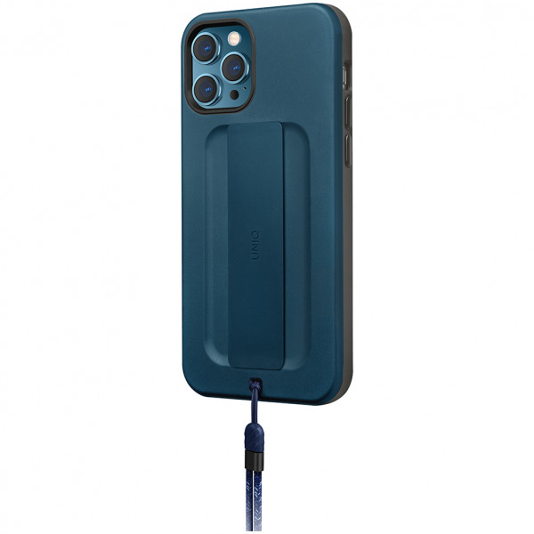 Чехол Uniq HELDRO + Band DE Anti-microbial для iPhone 12 Pro Max, цвет Синий (IP6.7HYB(2020)-HELBLU)