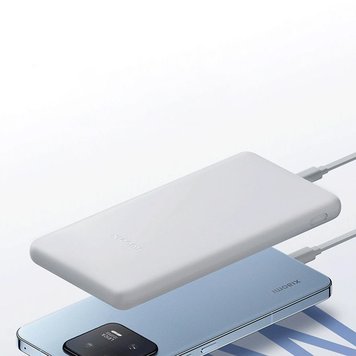 Внешний аккумулятор Xiaomi Mi Power Bank Lite 10000мАh 22.5W, Белый (P16ZM)