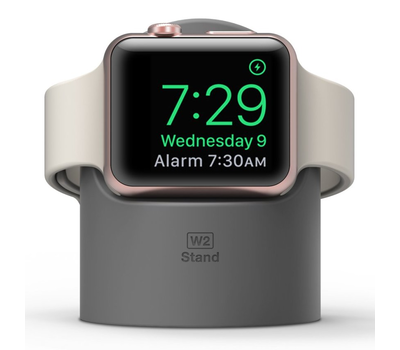 Силиконовая подставка Elago W2 Stand для Apple Watch, цвет Темно-серый (EST-WT2-DGY)
