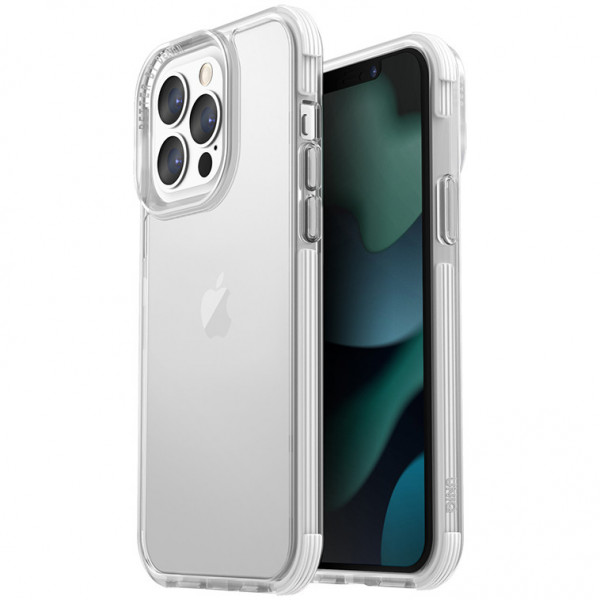 Чехол Uniq Combat для iPhone 13 Pro, цвет Прозрачный/Белый (IP6.1PHYB(2021)-COMWHT)