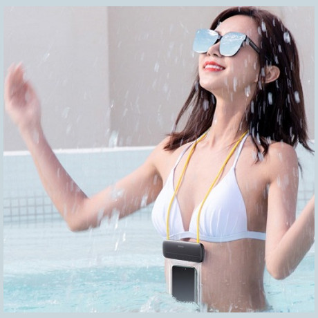 Водонепроницаемый чехол Baseus Let''s go Slip Cover Waterproof Bag, цвет Серый/Черный (ACFSD-DG1)