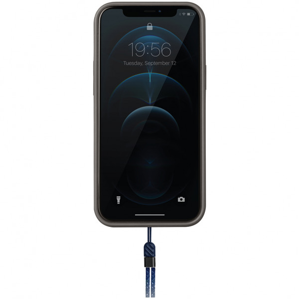 Чехол Uniq HELDRO + Band DE Anti-microbial для iPhone 12 Pro Max, цвет Синий (IP6.7HYB(2020)-HELBLU)