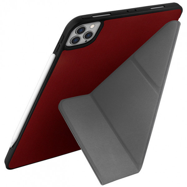Чехол Uniq Transforma Rigor для iPad Pro 11" (2020) с отсеком для стилуса, цвет Красный (NPDP11(2020)-TRIGRED)