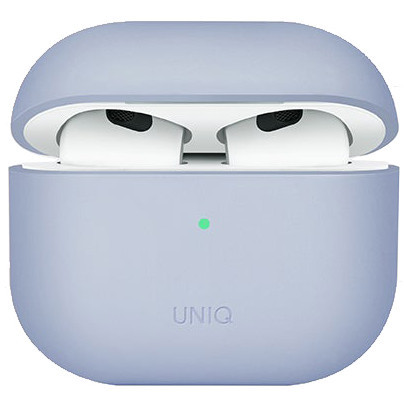 Чехол Uniq Lino Liquid silicone для AirPods 3, цвет Голубой (AIRPODS(2021)-LINOABLU)