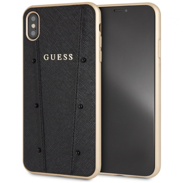 Чехол CG Mobile Guess KAIA collection Hard для iPhone XS Max, цвет Черный (GUHCI65KASABK)