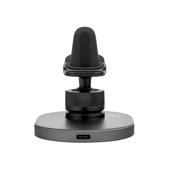 Беспроводное зарядное устройство uBear Go-Power, БЗУ, совместимое с MagSafe, c креплением на автомобильную решетку (WL08GR10-AD)
