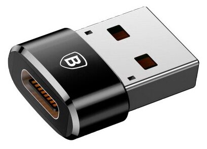 Переходник Baseus USB A - USB Type-C Black