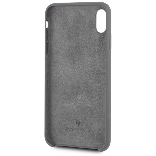 Чехол Maserati Silicone case Hard для iPhone XS Max, цвет Серый (MAGSIHCI65DG)
