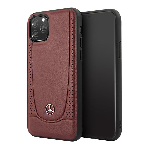 Чехол CG Mobile Mercedes Urban Smooth/perforated Hard Leather для iPhone 11 Pro, цвет Красный (MEHCN58ARMRE)