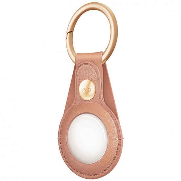 Чехол Uniq Domus Leatherette для AirTag, Розовый (AIRTAG-DOMPNK)
