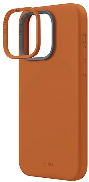 Чехол Uniq для iPhone 15 Pro Max LINO Orange (Magsafe)