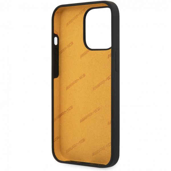 Чехол CG Mobile AMG Liquid silicone with big logo Hard для iPhone 13 Pro, цвет Черный (AMHCP13LSGLBYE)