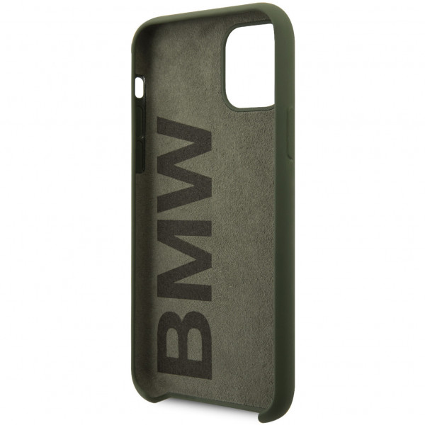 Чехол CG Mobile BMW Signature Liquid silicone Hard TPU для iPhone 11, цвет "Полночный зеленый" (BMHCN61SILMG)