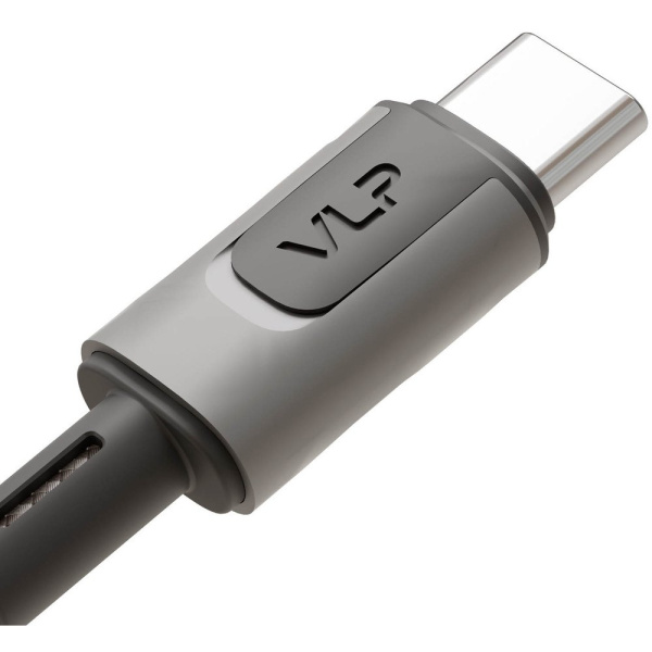 Кабель VLP Force Line [USB-C - USB-C] 100W 120см, чёрный (1036005)