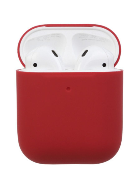 Чехол для AirPods 2 ультратонкий Premium (Burgundy)