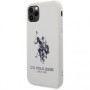 Чехол CG Mobile U.S. Polo Assn. Liquid silicone Big horse Hard для iPhone 11 Pro, цвет Белый (USHCN58SLHRWH)