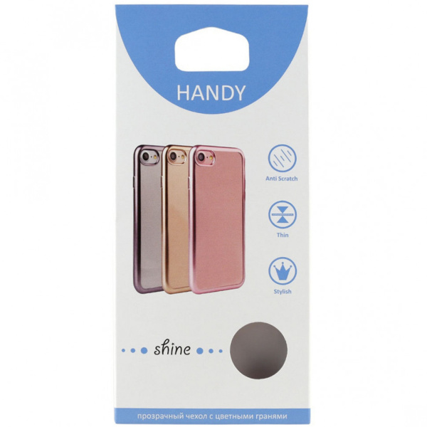 Чехол HANDY Shine (electroplated) для iPhone 7 Plus/8 Plus, цвет Черный (HD-IP7P-SHNBLK)
