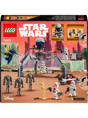 Конструктор LEGO Star Wars - Солдат-клон и боевой дроид (75372)