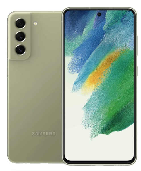 Смартфон Samsung Galaxy S21 FE (2021) 8/128Gb Olive, зеленый