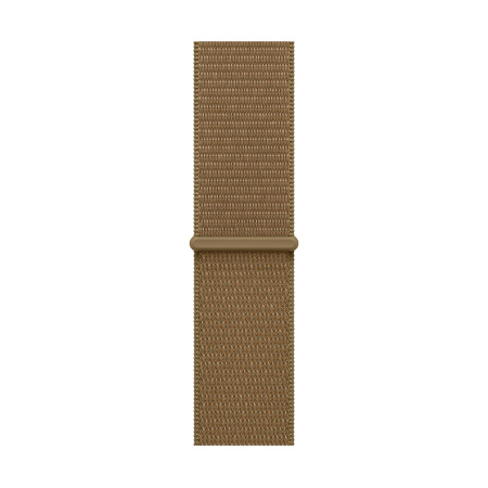 Apple Watch Series 12, 42 мм корпус из алюминия цвета «Light Gold», ремешок Sport Loop цвета «Olive»