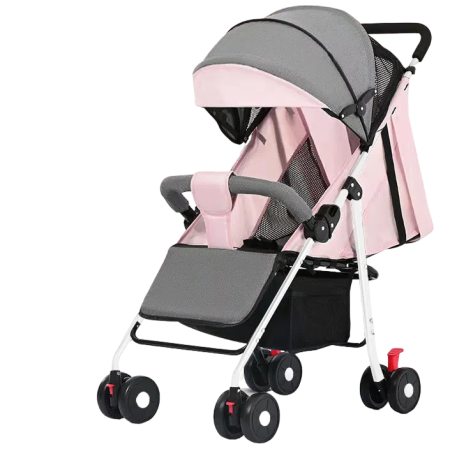 Детская коляска Baby Carriage, Розовая пудра