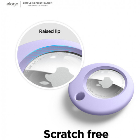 Чехол с карабином Elago AirTag Basic Case для AirTag, цвет Лавандовый (EATSC-BA-LV)